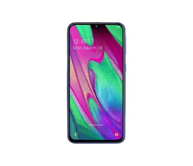 SAMSUNG Galaxy A40 Niebieski (A405F) - 487566 - zdjęcie 2